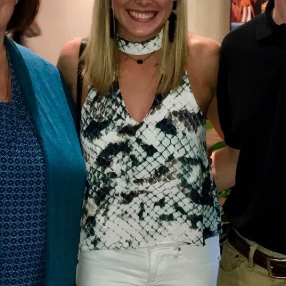 Snakeskin Top